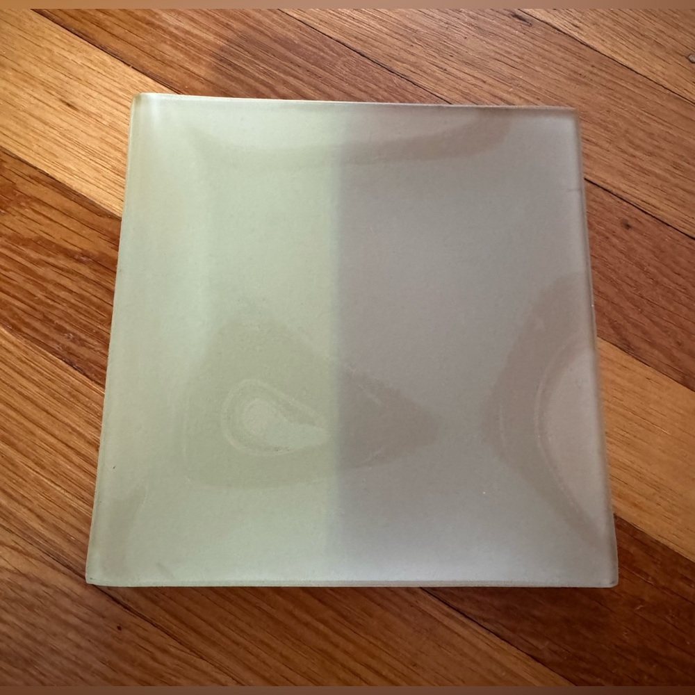 Elegant Glass Square Plate✨